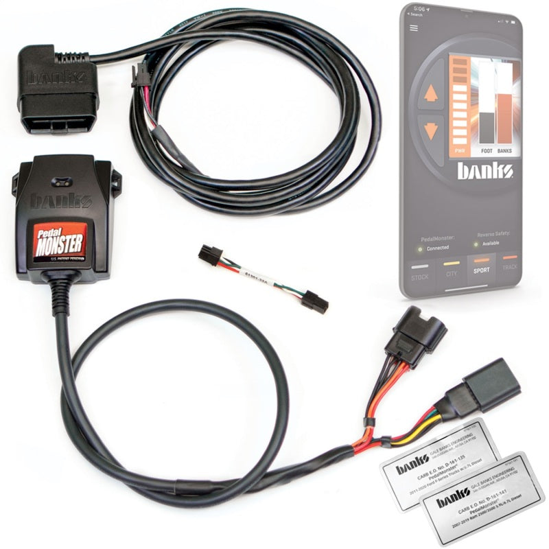 Banks Power, Banks Power Pedal Monster Kit (Stand-Alone) 07-19 RAM 2500/3500/11-20 Ford F-Series 6.7L Use w/Phone