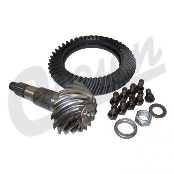 Crown Automotive, Crown Automotive - Steel Unpainted Ring & Pinion Kit - 68035568AA