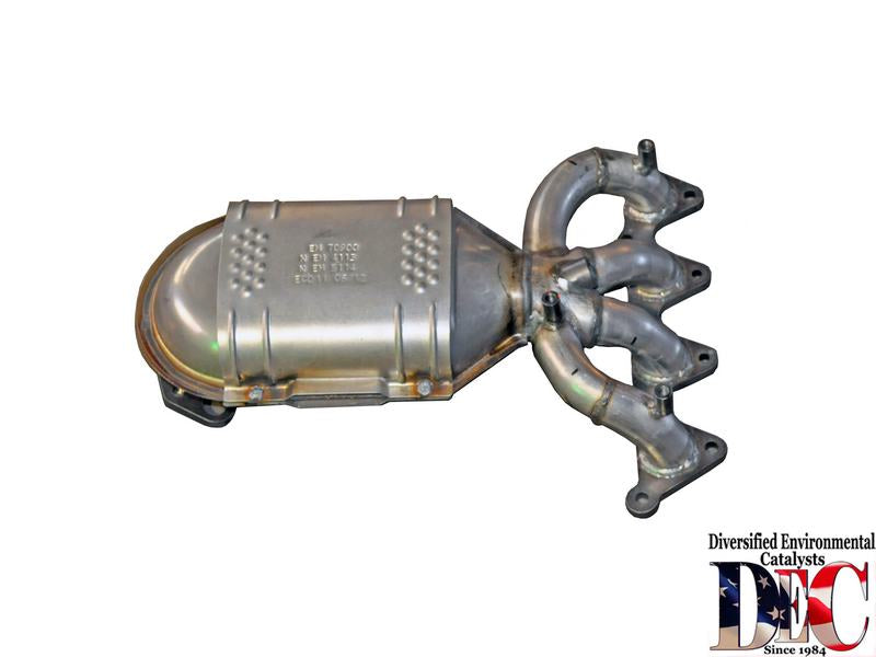 DEC Catalytic Converters, DEC EPA HY1738 Cat Conv w/Integrated Exhaust Manifold for 2006-11 Hyundai Accent